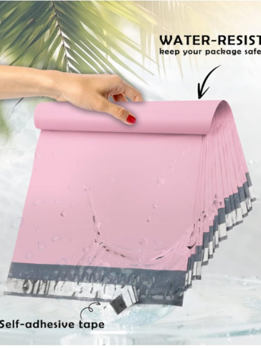 6x9 Pink Polymailers - Set of 25 - Picture 3 of 5